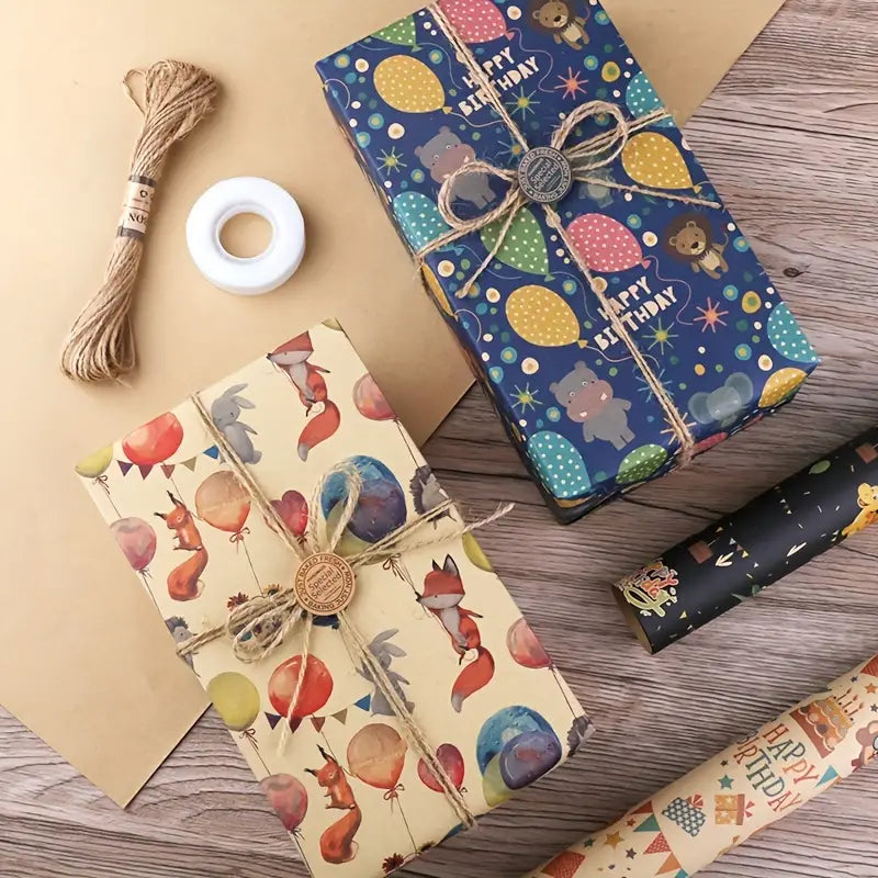 Animal Christmas Gift Wraps