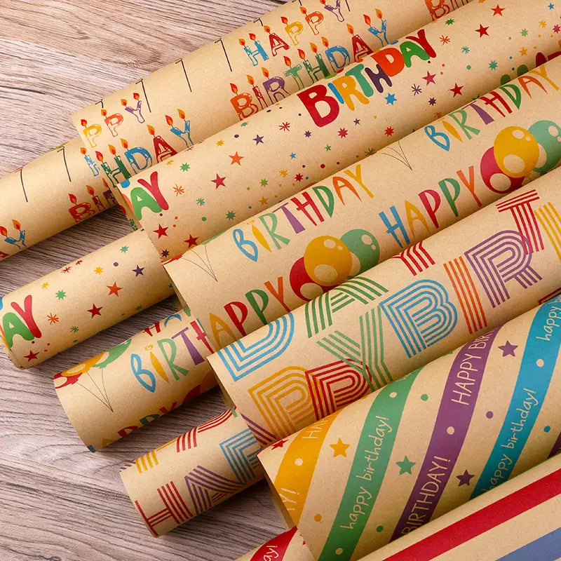 Birthday Wrapping Sheet