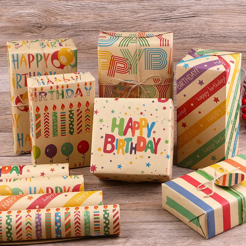 Birthday Wrapping Sheet