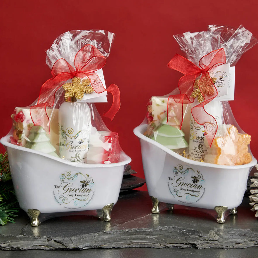 Christmas Holiday Bathtub Gift Set