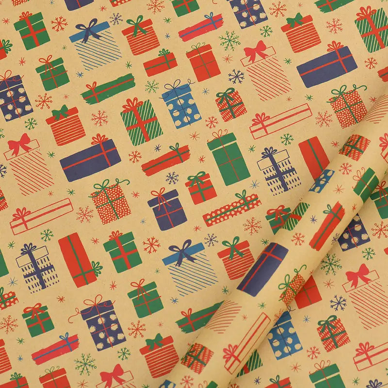 Christmas Classic Style Gift Wrap