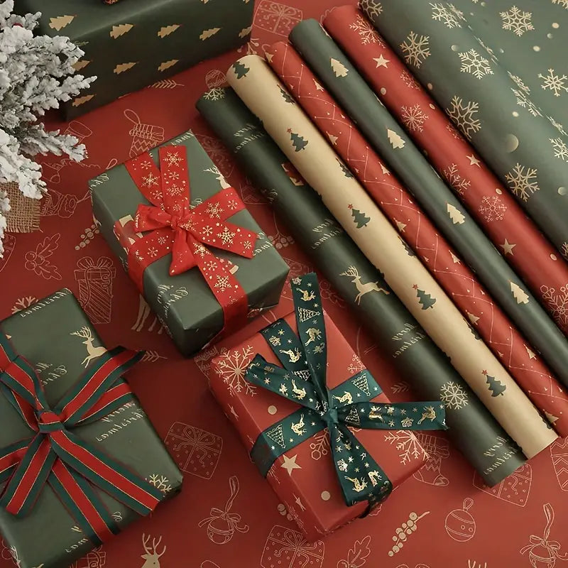 Christmas Family Style Gift Wrap